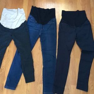 Three pairs of maternity pants by Liverpool and Loft, Size XS  and 2/26